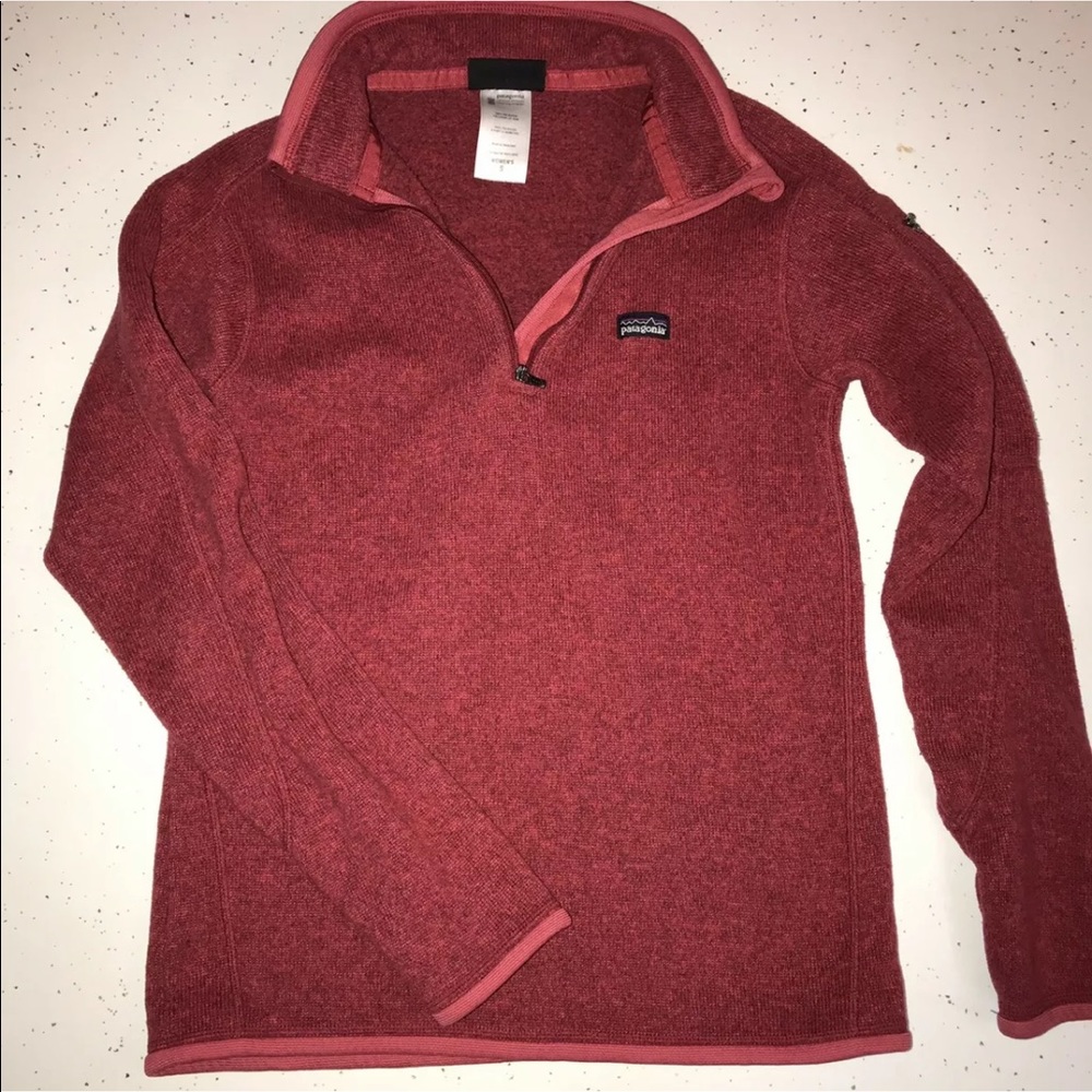 Women’s Static Red Patagonia Pull Over